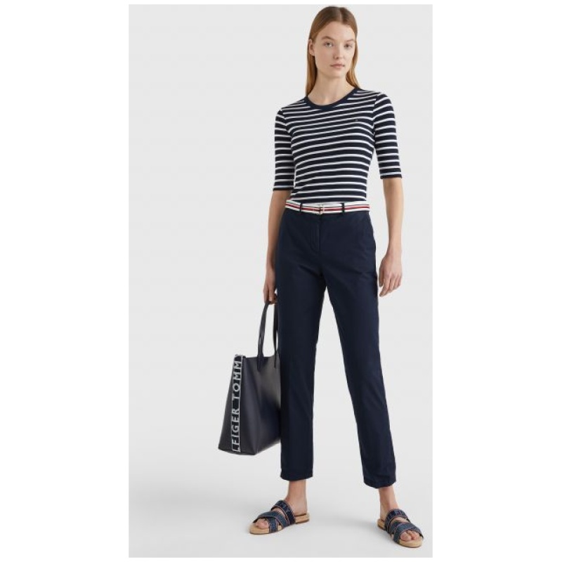 HAILEY SLIM CO TENCEL CHINO PANT